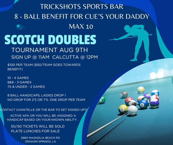 Tournament flyer / rules image